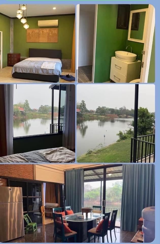 Morocco Blue Cafe By Chilong River Farm Resort Kosum Phisai ภายนอก รูปภาพ